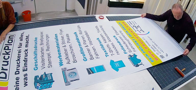 Roll Up Banner Austausch